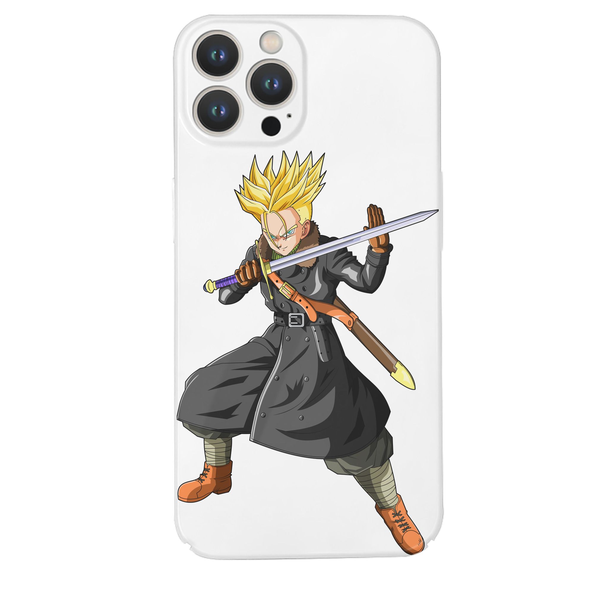 （画像用） ドラゴンボール トランクス（Torankusu）DRAGON BALL Trunks 【iPhone 14シリーズ対応】ハードケース